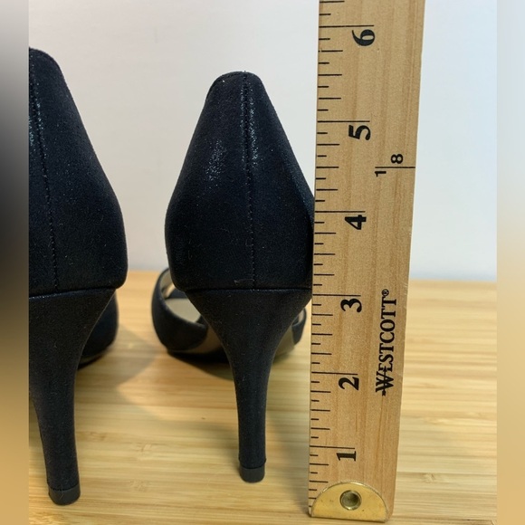 Life Stride 7.5 Black Glitter MYKONOS Flex Soft System Pump Heels - Picture 5 of 8